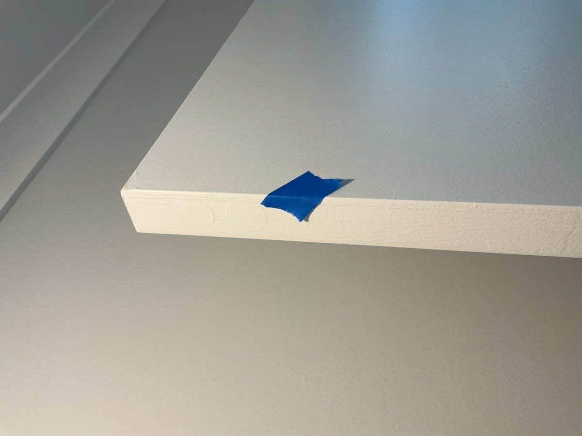 Master bedroom painting, recorded during a handover inspection in Oran Park