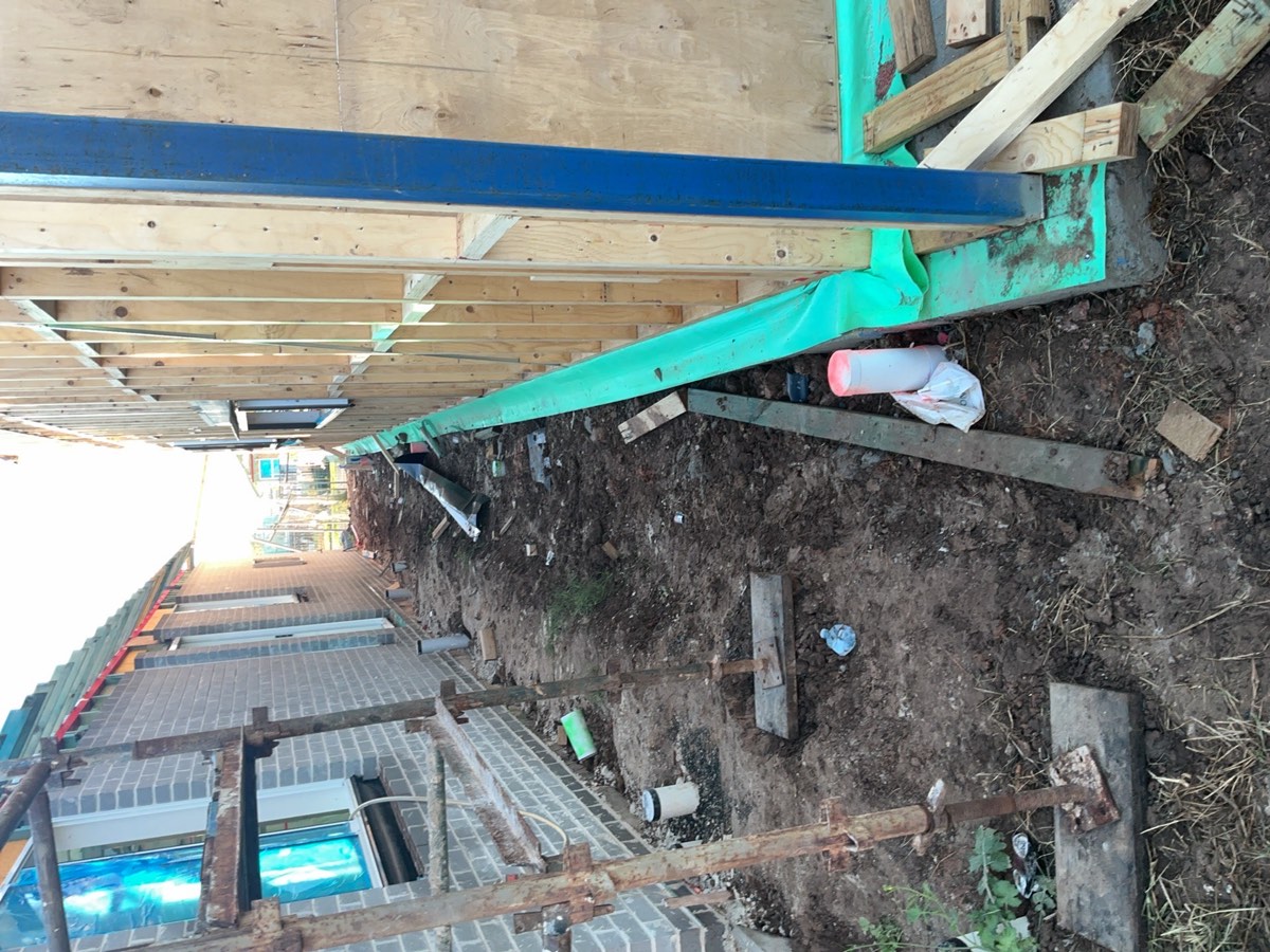 Site not graded, recorded during a frame inspection in Oran Park